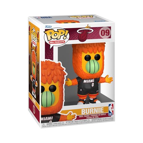 Funko Pop! NBA: Mascots - Miami - Burnie The Fireball - NBA Mascots - Vinyl-Sammelfigur - Geschenkidee - Offizielle Handelswaren - Spielzeug Für Kinder und Erwachsene - Sports Fans Funko Pop! NBA: Mascots - Miami - Burnie The Fireball - NBA Mascots - Vinyl-Sammelfigur - Geschenkidee - Offizielle Handelswaren - Spielzeug Für Kinder und Erwachsene - Sports Fans von Funko
