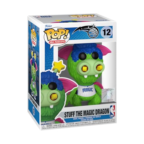 Funko Pop! NBA: Mascots - Orlando - Stuff The Magic Dragon - NBA Mascots - Vinyl-Sammelfigur - Geschenkidee - Offizielle Handelswaren - Spielzeug Für Kinder und Erwachsene - Sports Fans Funko Pop! NBA: Mascots - Orlando - Stuff The Magic Dragon - NBA Mascots - Vinyl-Sammelfigur - Geschenkidee - Offizielle Handelswaren - Spielzeug Für Kinder und Erwachsene - Sports Fans von Funko