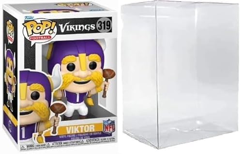Funko Pop! NFL Minnesota Vikings Viktor Maskottchen Vinyl Figur #319 mit Vitrine von Funko