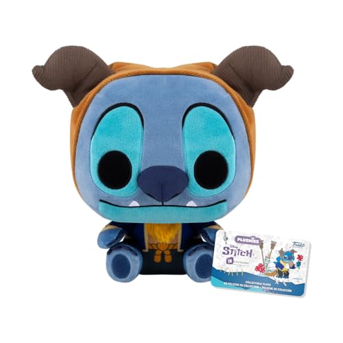 Funko Pop! Plüsch: Disney Stitch in Kostüm - Die Schöne und das Biest, Stitch as Beast 17,8 cm von Funko