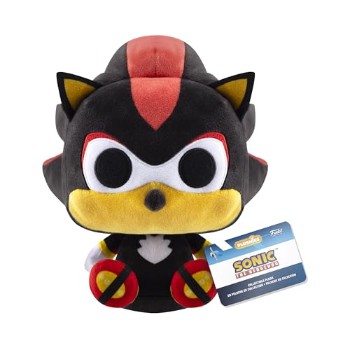 Funko Pop! Plush: Sonic The Hedgehog - Shadow - () - Plüschtier - Geschenkidee Zum Geburtstag - Offizielle Handelswaren - Gefüllt Plüschtiere Für Kinder und Erwachsene - Ideal Für Games Fans von Funko