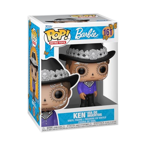 Funko Pop! Retro Toys: Barbie Dia De Los Muertos - Ken - Vinyl-Sammelfigur - Geschenkidee - Offizielle Handelswaren - Spielzeug Für Kinder und Erwachsene - Ad Icons Fans - Modellfigur Für Sammler von Funko