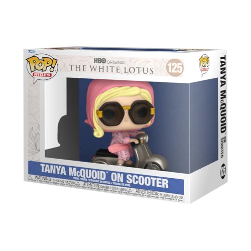 Funko Pop! Rides: White Lotus - Tanya McQuoid On Scooter On Scooter - Vinyl-Sammelfigur - Geschenkidee - Offizielle Handelswaren - Spielzeug Für Kinder und Erwachsene - TV Fans Funko Pop! Rides: White Lotus - Tanya McQuoid On Scooter On Scooter - Vinyl-Sammelfigur - Geschenkidee - Offizielle Handelswaren - Spielzeug Für Kinder und Erwachsene - TV Fans von Funko