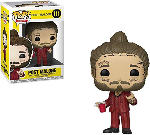 Funko Pop! Rocks Post Malone Collectible Figure - Vinyl-Sammelfigur - Geschenkidee - Offizielle Handelswaren - Spielzeug Für Kinder und Erwachsene - Music Fans - Modellfigur Für Sammler und Display von Funko