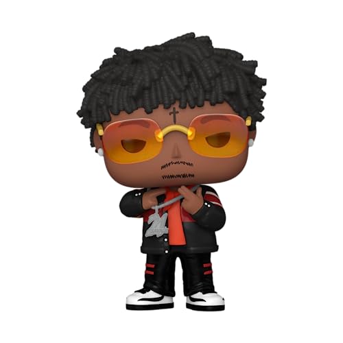 Funko Pop! Rocks: 21 Savage - Vinyl-Sammelfigur - Geschenkidee - Offizielle Handelswaren - Spielzeug Für Kinder und Erwachsene - Music Fans - Modellfigur Für Sammler und Display von Funko