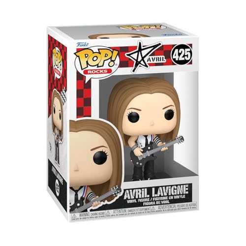 Funko Pop! Rocks: Avril Lavigne - (Complicated) - Vinyl-Sammelfigur - Geschenkidee - Offizielle Handelswaren - Spielzeug Für Kinder und Erwachsene - Music Fans - Modellfigur Für Sammler und Display von Funko