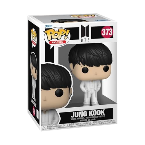 Funko Pop! Rocks: BTS - Jungkook - Jung Kook - Vinyl-Sammelfigur - Geschenkidee - Offizielle Handelswaren - Spielzeug Für Kinder und Erwachsene - Music Fans - Modellfigur Für Sammler und Display von Funko