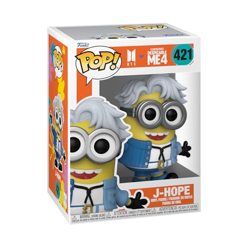 Funko Pop! Rocks: Minions X BTS - J-Hope - BTS + Minions - Vinyl-Sammelfigur - Geschenkidee - Offizielle Handelswaren - Spielzeug Für Kinder und Erwachsene - Movies, Music Fans von Funko