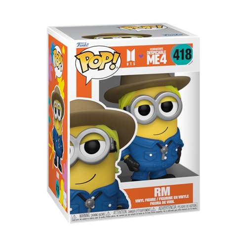 Funko Minions Ich - Einfach unverbesserlich 4 - BTS - RM Vinyl Figur 418 Unisex Pop! Multicolor von Funko