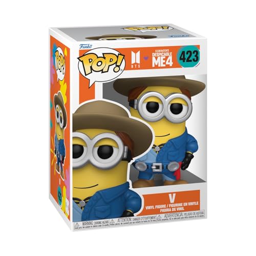 Funko Pop! Rocks: Minions X BTS - V - BTS + Minions - Vinyl-Sammelfigur - Geschenkidee - Offizielle Handelswaren - Spielzeug Für Kinder und Erwachsene - Movies, Music Fans - Modellfigur Für Sammler von Funko