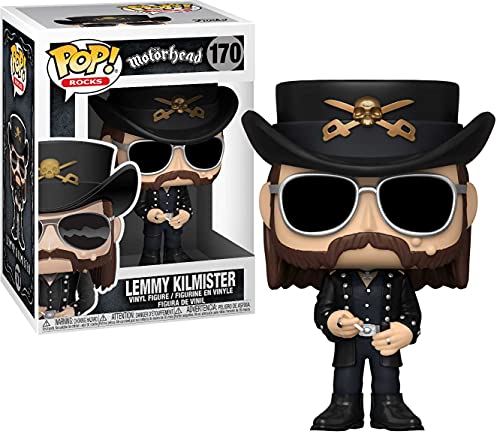 Funko Pop! Rocks: Motorhead-Lemmy Kilmister - Lemmy Motorhead - Vinyl-Sammelfigur - Geschenkidee - Offizielle Handelswaren - Spielzeug Für Kinder und Erwachsene - Music Fans - Modellfigur Für Sammler Funko Pop! Rocks: Motorhead-Lemmy Kilmister - Lemmy Motorhead - Vinyl-Sammelfigur - Geschenkidee - Offizielle Handelswaren - Spielzeug Für Kinder und Erwachsene - Music Fans - Modellfigur Für Sammler von Funko