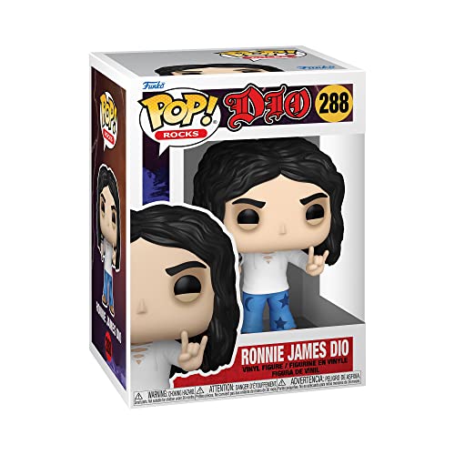 Funko Pop! Rocks: Ronnie James Dio - Vinyl-Sammelfigur - Geschenkidee - Offizielle Handelswaren - Spielzeug Für Kinder und Erwachsene - Music Fans - Modellfigur Für Sammler und Display von Funko