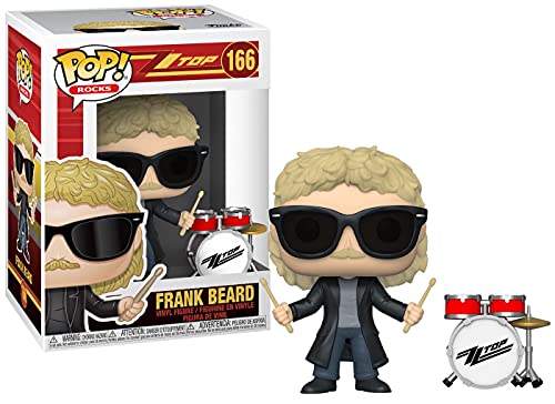 Funko Pop! Rocks: ZZ Top-Frank Beard - Vinyl-Sammelfigur - Geschenkidee - Offizielle Handelswaren - Spielzeug Für Kinder und Erwachsene - Music Fans - Modellfigur Für Sammler und Display von Funko