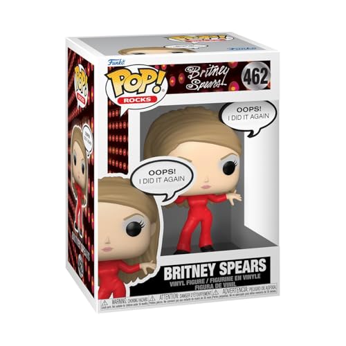 Funko Pop! Sayings: Britney Spears - Oops, I Did It Again - Vinyl-Sammelfigur - Geschenkidee - Offizielle Handelswaren - Spielzeug Für Kinder und Erwachsene - Music Fans - Modellfigur Für Sammler Funko Pop! Sayings: Britney Spears - Oops, I Did It Again - Vinyl-Sammelfigur - Geschenkidee - Offizielle Handelswaren - Spielzeug Für Kinder und Erwachsene - Music Fans - Modellfigur Für Sammler von Funko