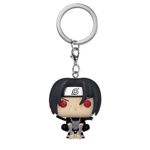 Funko Pop! Schlüsselbund: Naruto - Itachi Uchiha - (Moonlit) - Colleclable Vinyl Mini Figure Neuheit Keyring - Strumpffüller - Ideengeschenk - Anime -Fans - Minifigure von Funko