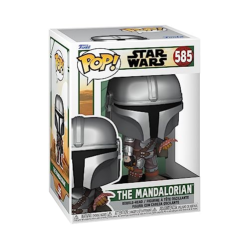 Funko Pop! Star Wars: BoBF - The Mandalorian - Mando mit Pouch - Star Wars: The Book of Boba Fett - Vinyl-Sammelfigur - Geschenkidee - Offizielle Handelswaren - Spielzeug Für Kinder und Erwachsene von Funko