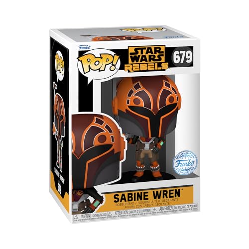 Funko Pop! Star Wars: Rebels - Sabine - (Metallic) - Amazon-Exklusiv - Vinyl-Sammelfigur - Geschenkidee - Offizielle Handelswaren - Spielzeug Für Kinder und Erwachsene - TV Fans von Funko