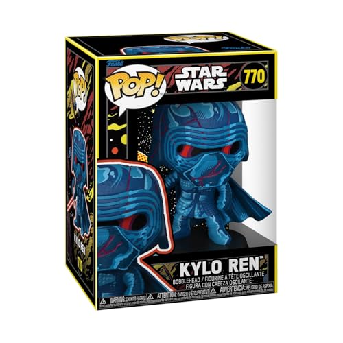 Funko Pop! Star Wars: SW EP7- Kylo Ren - (Retro) - Star Wars Episode 7 - Vinyl-Sammelfigur - Geschenkidee - Offizielle Handelswaren - Spielzeug Für Kinder und Erwachsene - Movies Fans von Funko