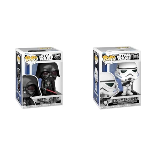 Funko Pop! Star Wars: SWNC - Darth Vader - Vinyl-Sammelfigur & Pop! Star Wars: SWNC - Stormtrooper - Sturmtruppler Funko Pop! Star Wars: SWNC - Darth Vader - Vinyl-Sammelfigur & Pop! Star Wars: SWNC - Stormtrooper - Sturmtruppler von Funko