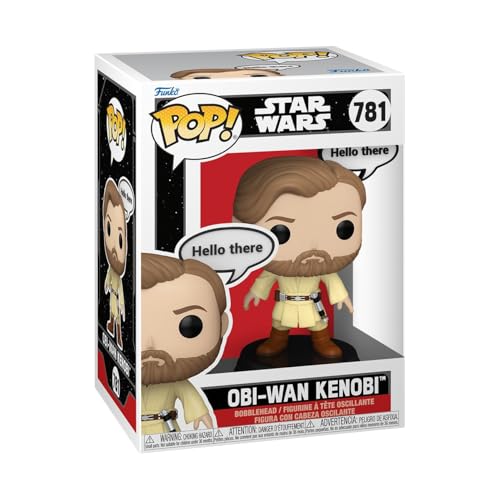 Funko Pop! Star Wars: Sayings - Obi-Wan Kenobi- Vinyl-Sammelfigur - Geschenkidee - Offizielle Handelswaren - Spielzeug Für Kinder und Erwachsene - Movies Fans - Modellfigur Für Sammler Funko Pop! Star Wars: Sayings - Obi-Wan Kenobi- Vinyl-Sammelfigur - Geschenkidee - Offizielle Handelswaren - Spielzeug Für Kinder und Erwachsene - Movies Fans - Modellfigur Für Sammler von Funko