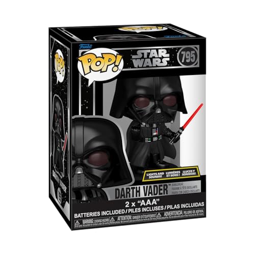 Funko POP! SFX: Star Wars: Darth Vader – (Licht und Sound) – Sammler-Vinylfigur – Geschenkidee – Offizielles Merchandise – Spielzeug für Kinder und Erwachsene – Filmfans Funko POP! SFX: Star Wars: Darth Vader – (Licht und Sound) – Sammler-Vinylfigur – Geschenkidee – Offizielles Merchandise – Spielzeug für Kinder und Erwachsene – Filmfans von Funko