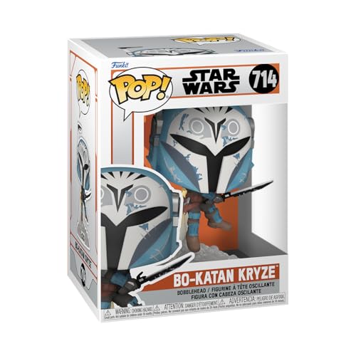 Funko Pop! Star Wars: The Mandalorian – BO-Katan mit Darksaber​ and Jet Pack - Vinyl-Sammelfigur - Geschenkidee - Offizielle Handelswaren - Spielzeug Für Kinder und Erwachsene - TV Fans von Funko