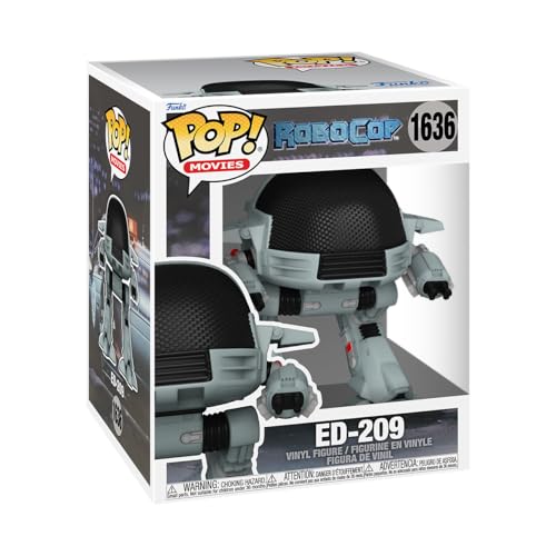 Funko Pop! Super: Robocop - ED-209​ - ED-209 - Vinyl-Sammelfigur - Geschenkidee - Offizielle Handelswaren - Spielzeug Für Kinder und Erwachsene - Movies Fans - Modellfigur Für Sammler und Display von Funko