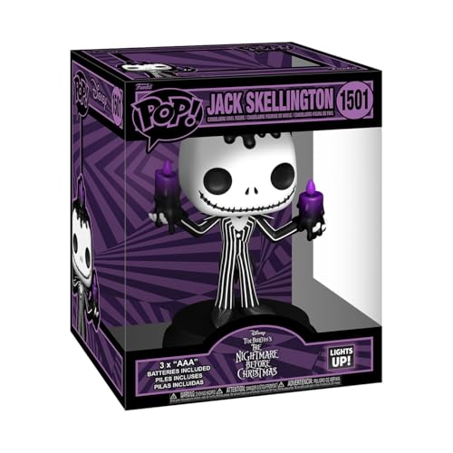 Funko Pop! Super: The Nightmare Before Christmas - Jack Skellington - (SFX) Lichter und Klänge - Vinyl-Sammelfigur - Geschenkidee - Offizielle Handelswaren - Spielzeug Für Kinder und Erwachsene von Funko