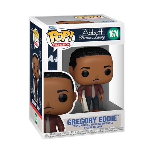 Funko Pop! TV: AE - Gregory Eddie - Abbot Elementary - Vinyl-Sammelfigur - Geschenkidee - Offizielle Handelswaren - Spielzeug Für Kinder und Erwachsene - TV Fans - Modellfigur Für Sammler und Display von Funko