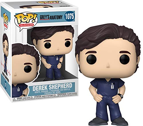 Funko Pop! TV: Grey's Anatomy-Derek Shepherd Collectible Toy - Vinyl-Sammelfigur - Geschenkidee - Offizielle Handelswaren - Spielzeug Für Kinder und Erwachsene - TV Fans - Modellfigur Für Sammler von Funko