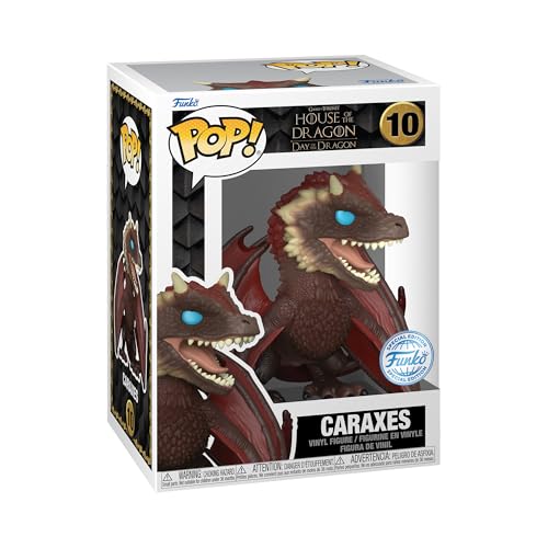 Funko Pop! TV: House of The Dragon - Caraxes - (Dragon)- Vinyl-Sammelfigur - Geschenkidee - Offizielle Handelswaren - Spielzeug Für Kinder und Erwachsene - TV Fans - Modellfigur Für Sammler von Funko