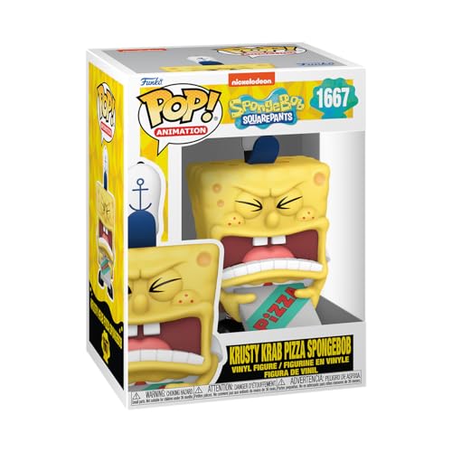 Funko Pop! TV: Spongebob Squarepants 25th - Spongebob mit Pizza - Vinyl-Sammelfigur - Geschenkidee - Offizielle Handelswaren - Spielzeug Für Kinder und Erwachsene - TV Fans - Modellfigur Für Sammler Funko Pop! TV: Spongebob Squarepants 25th - Spongebob mit Pizza - Vinyl-Sammelfigur - Geschenkidee - Offizielle Handelswaren - Spielzeug Für Kinder und Erwachsene - TV Fans - Modellfigur Für Sammler von Funko