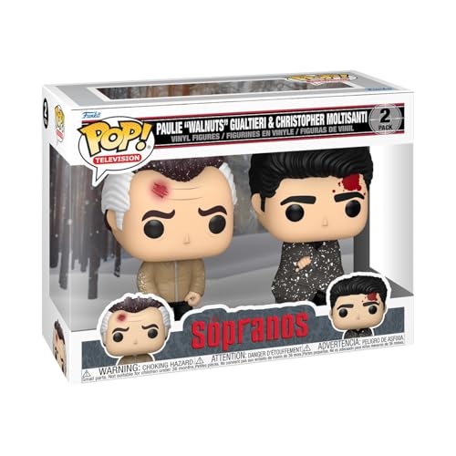 Funko Pop! TV: The Sopranos –Paulie & Christopher 2 Pack - Vinyl-Sammelfigur - Geschenkidee - Offizielle Handelswaren - Spielzeug Für Kinder und Erwachsene - TV Fans - Modellfigur Für Sammler Funko Pop! TV: The Sopranos –Paulie & Christopher 2 Pack - Vinyl-Sammelfigur - Geschenkidee - Offizielle Handelswaren - Spielzeug Für Kinder und Erwachsene - TV Fans - Modellfigur Für Sammler von Funko