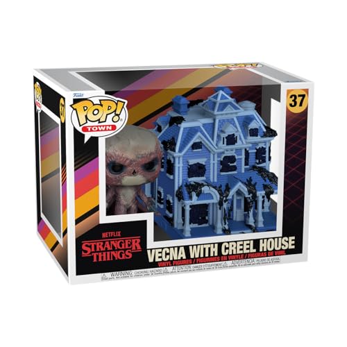 Funko Pop! Town: Stranger Things - Creel House mit Vecna - Vinyl-Sammelfigur - Geschenkidee - Offizielle Handelswaren - Spielzeug Für Kinder und Erwachsene - TV Fans - Modellfigur Für Sammler von Funko