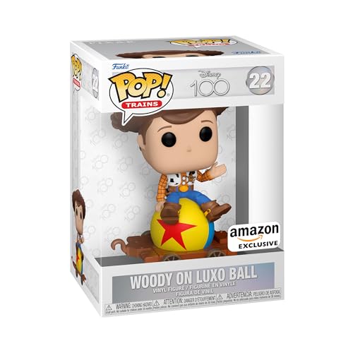 Funko Pop! Trains: Disney 100 - Woody - Toy Story - die Toys Sind Los! - Amazon-Exklusiv - Vinyl-Sammelfigur - Geschenkidee - Offizielle Handelswaren - Spielzeug Für Kinder und Erwachsene Funko Pop! Trains: Disney 100 - Woody - Toy Story - die Toys Sind Los! - Amazon-Exklusiv - Vinyl-Sammelfigur - Geschenkidee - Offizielle Handelswaren - Spielzeug Für Kinder und Erwachsene von Funko