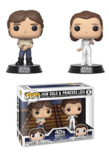 Funko Pop! Vinyl Wars-2 Packung Star Wars 2 Packung Han Solo & Leia - Vinyl-Sammelfigur - Geschenkidee - Offizielle Handelswaren - Spielzeug Für Kinder und Erwachsene - Movies Fans Funko Pop! Vinyl Wars-2 Packung Star Wars 2 Packung Han Solo & Leia - Vinyl-Sammelfigur - Geschenkidee - Offizielle Handelswaren - Spielzeug Für Kinder und Erwachsene - Movies Fans von Funko