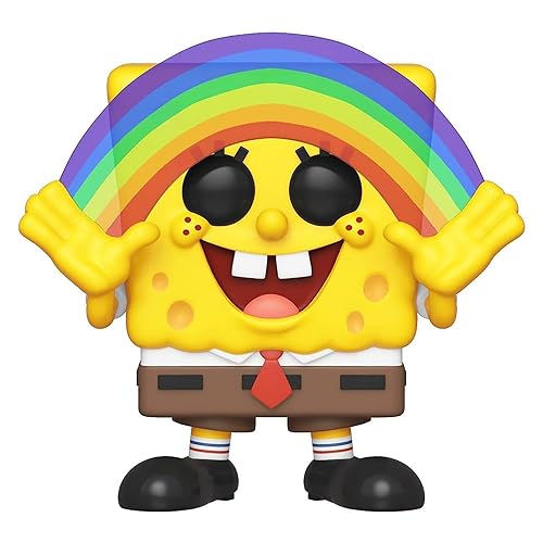Funko Pop! Vinyl: Animation Spongebob Squarepants : Spongebob - (Rainbow) - Vinyl-Sammelfigur - Geschenkidee - Offizielle Handelswaren - Spielzeug Für Kinder und Erwachsene - TV Fans von Funko