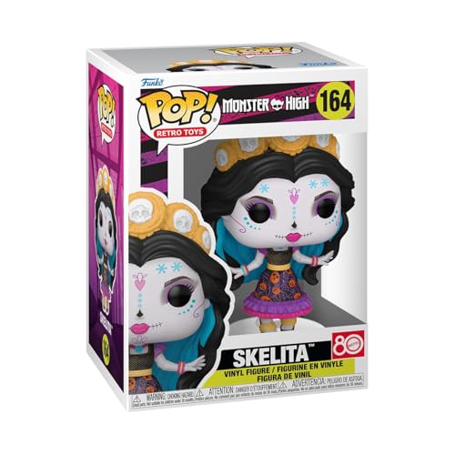Funko Pop! Vinyl: Monster High - Skelita Calaveras - Vinyl-Sammelfigur - Geschenkidee - Offizielle Handelswaren - Spielzeug Für Kinder und Erwachsene - Cartoon Fans - Modellfigur Für Sammler von Funko