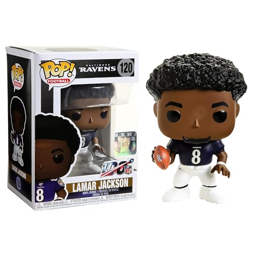 Funko Pop! Vinyl: NFL: Ravens - Lamar Jackson - (Home Jersey) - Vinyl-Sammelfigur - Geschenkidee - Offizielle Handelswaren - Spielzeug Für Kinder und Erwachsene - Sports Fans von Funko