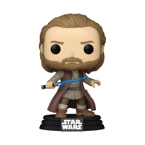 Funko Pop! Vinyl: Obi-Wan Kenobi Battle Pose - Jasper - Star Wars - Vinyl-Sammelfigur - Geschenkidee - Offizielle Handelswaren - Spielzeug Für Kinder und Erwachsene - TV Fans von Funko