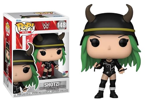 Funko Pop WWE Wrestlemania 40 + Protector: Wave 21 Pop! Vinyl-Figur (Geschenkset gebündelt mit ToyBop Box Protector Collector Case) (Shotzi Blackheart) von Funko