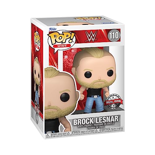 Funko Pop! WWE: Brock Lesnar - Amazon-Exklusiv - Vinyl-Sammelfigur - Geschenkidee - Offizielle Handelswaren - Spielzeug Für Kinder und Erwachsene - Sports Fans - Modellfigur Für Sammler und Display von Funko