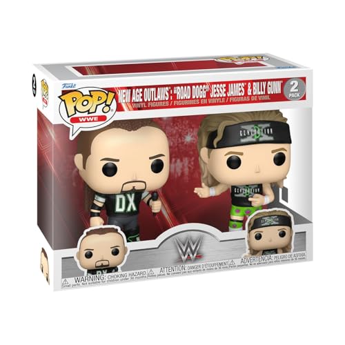 Funko Pop! WWE: New Age Outlaws - Road Dogg Jesse James - 2PK - Vinyl-Sammelfigur - Geschenkidee - Offizielle Handelswaren - Spielzeug Für Kinder und Erwachsene - Sports Fans Funko Pop! WWE: New Age Outlaws - Road Dogg Jesse James - 2PK - Vinyl-Sammelfigur - Geschenkidee - Offizielle Handelswaren - Spielzeug Für Kinder und Erwachsene - Sports Fans von Funko