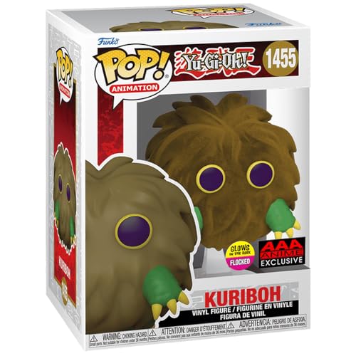 Funko Pop Yu Gi Oh Kuriboh Flocked #1455 Pop Exclusive Edition - Yugioh Figuren - Im Dunkeln Leuchten von Funko