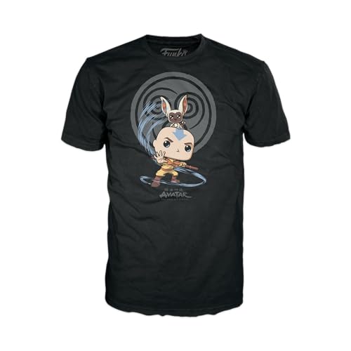 Funko Pop! & Tee: Avatar - Element Bending - (S) - Avatar: The Last Airbender - T-Shirt - Kleidung mit Vinyl-Sammelfigur - Geschenkidee - Spielzeug und Kurzärmeliges Top Für Erwachsene Männer von Funko