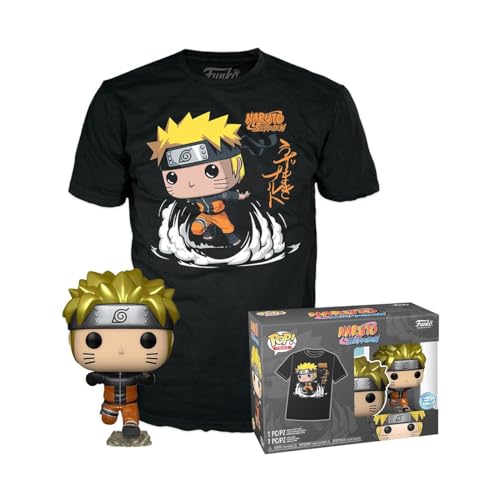 Funko Pop! & Tee: Naruto Run - Naruto Run Run - Metallisch - Medium - T-Shirt - Kleidung mit Vinyl-Sammelfigur - Geschenkidee - Spielzeug und Kurzärmeliges Top Für Erwachsene Männer und Frauen Funko Pop! & Tee: Naruto Run - Naruto Run Run - Metallisch - Medium - T-Shirt - Kleidung mit Vinyl-Sammelfigur - Geschenkidee - Spielzeug und Kurzärmeliges Top Für Erwachsene Männer und Frauen von Funko