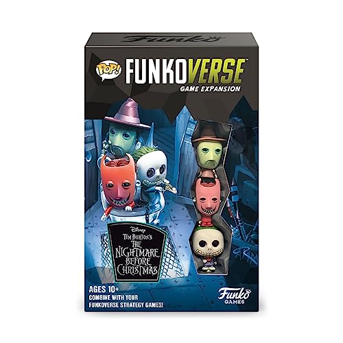 Funko Spiele: Funkoverse - The Nightmare Before Christmas 101 - Lock, Stock & Barrel -TNBC - Leichtes Strategie-Brettspiel für Kinder & Erwachsene (ab 10 Jahren) - 2-4 Spieler von Funko