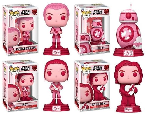 Funko Star Wars Valentines Series 3 Komplettset (4) Pop! von Funko