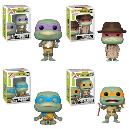 Funko Teenage Mutant Ninja Turtles 1990 Serie 2 Pop! Komplettset (4) von Funko