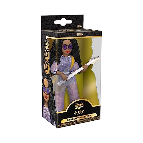 Funko Vinyl Gold 5": H.E.R - H.E.R. - Sammelbare Vinyl-Actionfigur - Geschenkidee Zum Geburtstag - Offizielle Handelswaren - Ideales Spielzeug Für Music Fans - Für Ihre Sammlung und Display Funko Vinyl Gold 5": H.E.R - H.E.R. - Sammelbare Vinyl-Actionfigur - Geschenkidee Zum Geburtstag - Offizielle Handelswaren - Ideales Spielzeug Für Music Fans - Für Ihre Sammlung und Display von Funko